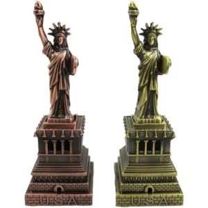 Liberty statue, 15, 18, 25 ou 32 cm, marron ou doré