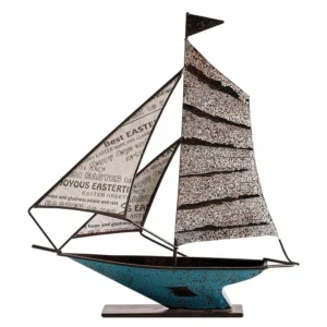 statue bateau sur fond blanc