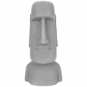 moai statue sur fond blanc